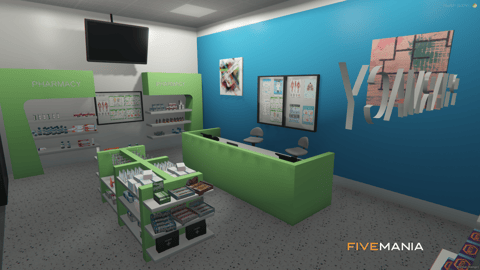 FIVEM Mount Zonah Medical Center | Comprehensive Hospital MLO | Interior & Exterior | Patient Rooms | Helipad | Lobby | Add-On | Optimized | Fivem Ready | High Quality — image 15