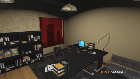FIVEM Tuning Bar Mechanic V2 | Modern Mechanic Shop & Bar MLO | Interior & Exterior | Rooftop Lounge | Custom Office | Add-On | Optimized | Fivem Ready | High Quality — image 11