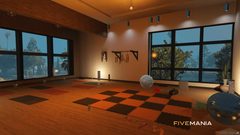 FIVEM Grove Street Lake | Multi-Purpose Waterfront MLO | Gym & Office | Outdoor Lounge | Amphitheater & Beach | Add-On | Optimized | Fivem Ready | High Quality — image 33