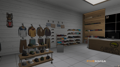 FIVEM Asgard Beach Club | Luxury Beachfront MLO | Interior & Exterior | Multiple Bars | Shop | Tennis Court | Add-On | Optimized | Fivem Ready | High Quality — image 22