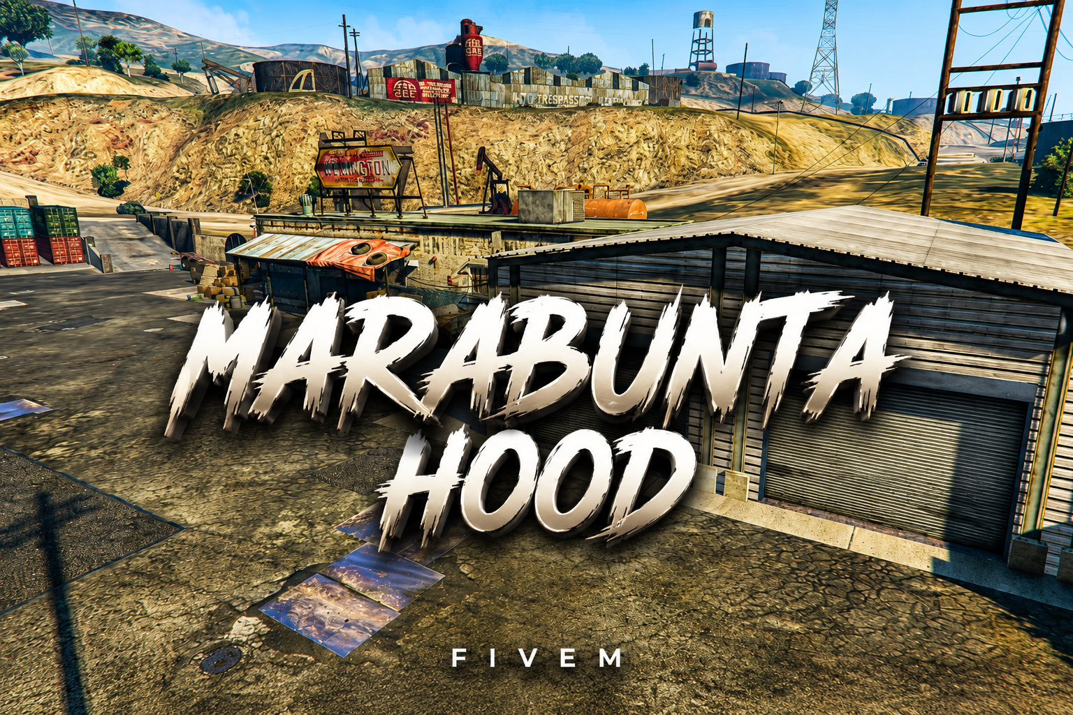 FIVEM Marabunta Hood | Gritty Gang Hideout MLO | Interior & Exterior | Custom Props | Graffiti Art | Add-On | Optimized | Fivem Ready | High Quality