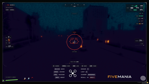 FIVEM SkyEye Police Drone | Advanced Police Drone Script | Target Tracking | Taser Functionality | Thermal Vision | Add-On | Optimized | Fivem Ready | High Quality, image 12