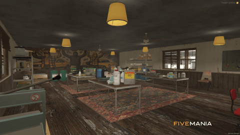FIVEM Vagos Stash | Gang Hideout MLO | Interior & Exterior | Bar Area | Pool Table | Add-On | Optimized | Fivem Ready | High Quality — image 11