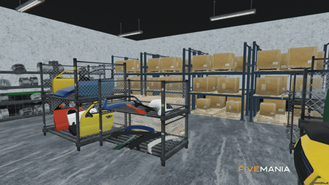 FIVEM Underground Mechanic | Modern Multi-Level Garage MLO | Interior & Exterior | Custom Props | Rooftop Helipads | Vehicle Lifts | Add-On | Optimized | Fivem Ready | High Quality — image 11