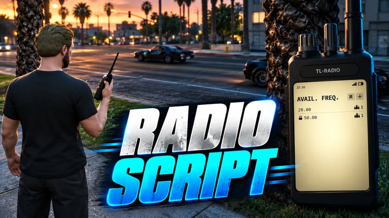 FIVEM Radio Script, Advanced Communication System