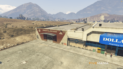 FIVEM Route 68 Garage | Custom Mechanic Shop MLO | Interior & Exterior | Add-On | Optimized | Fivem Ready | High Quality — image 3