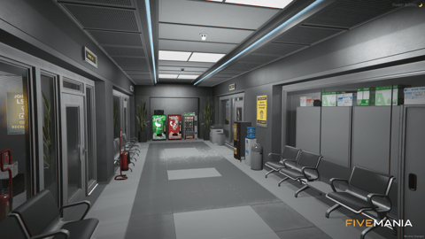 FIVEM La Puerta Lspd | Lore-Friendly Police Station MLO | Interior & Exterior | Shooting Range | Detention Cells | Conference Room | Add-On | Optimized | Fivem Ready | High Quality — image 19