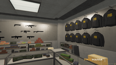 FIVEM Fib Secret Building | Secret Government Facility MLO | Interior & Exterior | Multiple Offices | Armory | Add-On | Optimized | Fivem Ready | High Quality — image 27