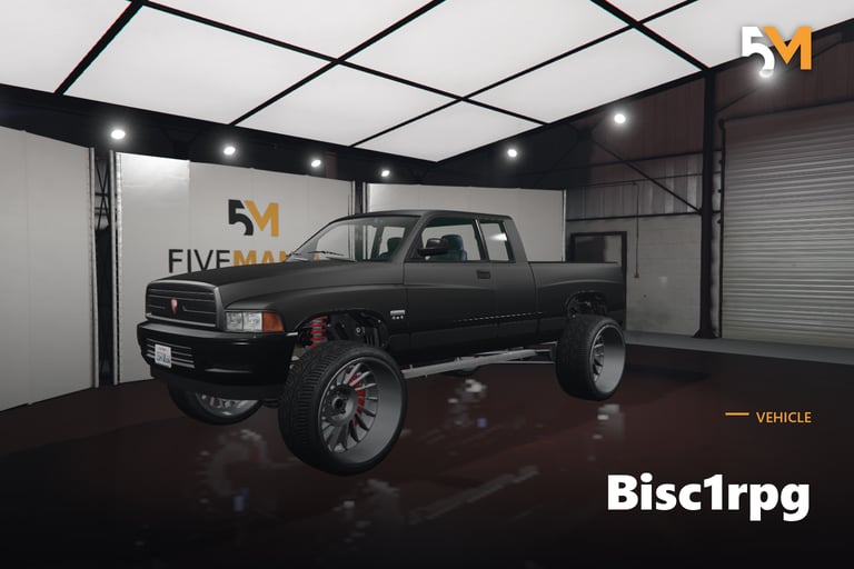 FIVEM Bisc1rpg, Custom Lifted Pickup Truck [Unbadged] Add-On