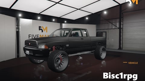 FIVEM Bisc1rpg | Custom Lifted Pickup Truck [Unbadged] Add-On | Custom Wheels | Lifted Suspension | Detailed Interior & Exterior | Add-On | Optimized | Fivem Ready | High Quality cover