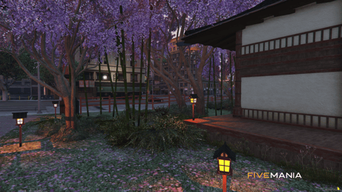 FIVEM Legion Square Tokyo | Japanese Themed Map Edit | Cherry Blossom Trees & Custom Buildings | Optimized | Fivem Ready | High Quality — image 8