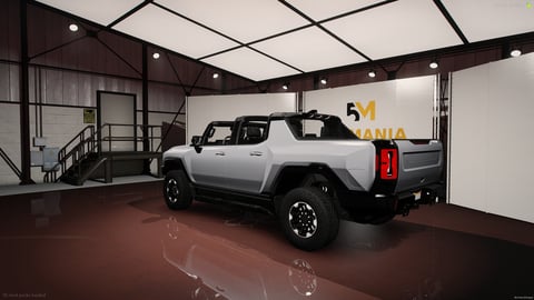 FIVEM Ev22 | Realistic Electric Truck [Unbadged] Add-On | Detailed Interior | Off-Road Wheels | Optimized | Fivem Ready | High Quality — image 8