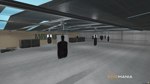 FIVEM Ammunation Reworked | Custom Ammunation MLO | Interior & Exterior | Gun Range | Custom Props | Add-On | Optimized | Fivem Ready | High Quality — image 13