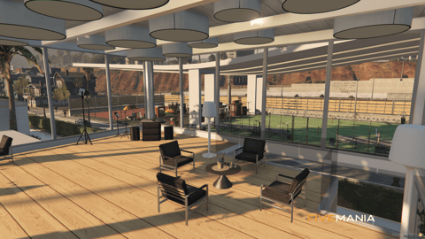 FIVEM Asgard Beach Club | Luxury Beachfront MLO | Interior & Exterior | Multiple Bars | Shop | Tennis Court | Add-On | Optimized | Fivem Ready | High Quality — image 15