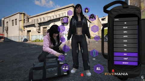 FIVEM Appearance Menu | Advanced Character Customization UI | Ped & Clothing Customization | Tattoo System | Optimized | Fivem Ready | High Quality, image 24