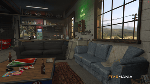 FIVEM Auto Shop Mirror Park | Custom Auto Shop MLO | Interior & Exterior | Reception & Bar | Workshop Area | Add-On | Optimized | Fivem Ready | High Quality — image 14