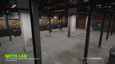 FIVEM Drug System + Outposts Package | Comprehensive Crime Script Bundle | Multiple Drug Labs | Processing Minigames | Outpost Locations | Police Integration | Add-On | Optimized | Fivem Ready | High Quality, image 13