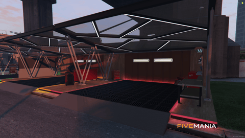 FIVEM Bennys Racetrack | Custom Racing Circuit MLO | Interior & Exterior | Track Lighting | Seating Area | Add-On | Optimized | Fivem Ready | High Quality — image 9