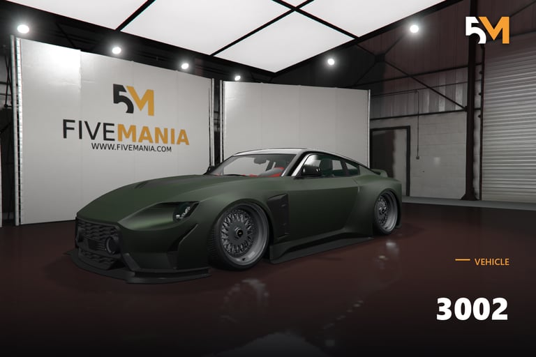 FIVEM 3002, Realistic Sports Car [Unbadged] Add-On