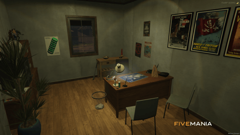 FIVEM Ballas Hideout | Custom Gang Hideout MLO | Interior & Exterior | Custom Props | Graffiti Art | Pool Table | Add-On | Optimized | Fivem Ready | High Quality — image 10