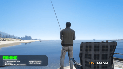 FIVEM Fishing Script | Realistic Minigame Add-On | Player Stats | NPC Leaderboard | 40+ Fish Species | Tournaments | Multiple Zones | Add-On | Optimized | Fivem Ready | High Quality, image 2