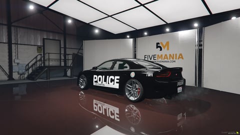 FIVEM Dlbuffalo4 | Lore-Friendly Police Vehicle [Unbadged] Add-On | Custom Livery | Optimized | Working Lights | Fivem Ready | High Quality — image 8