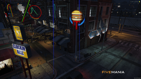 FIVEM Simmet Alley Town | Vibrant Alleyway & Nightlife Hub | Interior & Exterior | Multiple Businesses | Nightclub MLO | Add-On | Optimized | Fivem Ready | High Quality — image 2