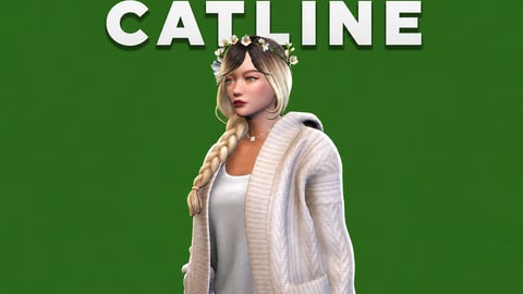 Catline | Female Ped | Multiple Outfits | Optimized & Fivem Ready [Add-On] cover