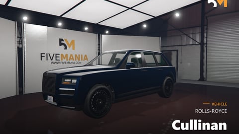 FIVEM Rolls-Royce Cullinan | Lore Friendly Luxury SUV Add-On | High Quality Interior | Working Lights | Custom Wheels | Optimized | Fivem Ready | High Quality cover
