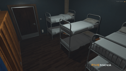 FIVEM Fire Department | Lore-Friendly Fire Station MLO | Interior & Exterior | Offices & Garage | Kitchen & Restrooms | Add-On | Optimized | Fivem Ready | High Quality — image 8