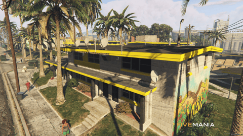 FIVEM Vagos Hood | Custom Gang Territory MLO | Boxing Ring | Custom Murals | Outdoor Area | Add-On | Optimized | Fivem Ready | High Quality — image 9