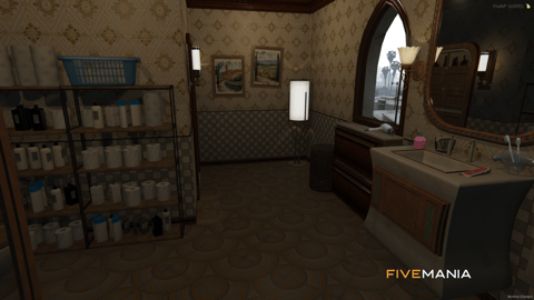 FIVEM Al Dentes Restaurant | Authentic Italian Dining MLO | Interior & Exterior | Rooftop Terrace | Full Kitchen | Bar Area | Add-On | Optimized | Fivem Ready | High Quality — image 18