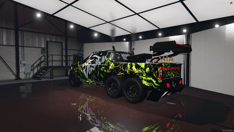 FIVEM Xgv Tds 6x6 | Custom 6x6 Off-Road Truck [Unbadged] Add-On | Custom Livery | Working Lights | Tuning Parts | Add-On | Optimized | Fivem Ready | High Quality — image 8