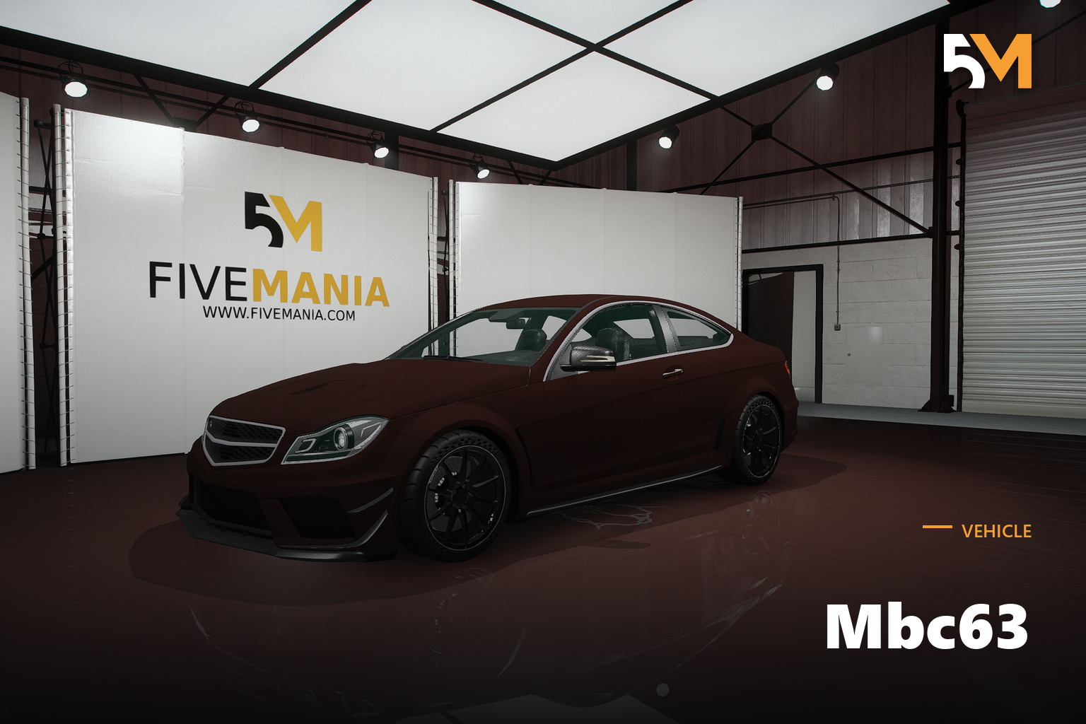 FIVEM Mbc63 | Realistic Sports Car [Badged] Add-On | Interior & Exterior | Optimized | Fivem Ready | High Quality