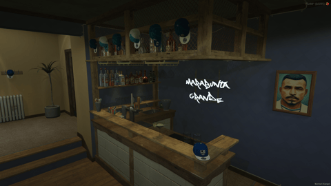 FIVEM Marabunta Hideout V2 | Detailed Gang Hideout MLO | Interior & Exterior | Bar & Office | Rooftop Access | Add-On | Optimized | Fivem Ready | High Quality — image 7