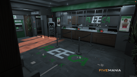 FIVEM Fleeca V3 | Enhanced Bank MLO | Interior & Exterior | Vault Area | Office Space | Add-On | Optimized | Fivem Ready | High Quality — image 6