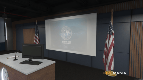 FIVEM Mission Row Pd V4 | Modern Police Station MLO | Interior & Exterior | Multiple Rooms | Control Room | Jail Cells | Add-On | Optimized | Fivem Ready | High Quality — image 26