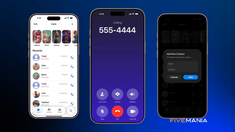 FIVEM Phone Script | Advanced Mobile Phone System | Modern UI | Contacts & Calls | Invoicing App | Dating App | Banking App | Add-On | Optimized | Fivem Ready | High Quality, image 15