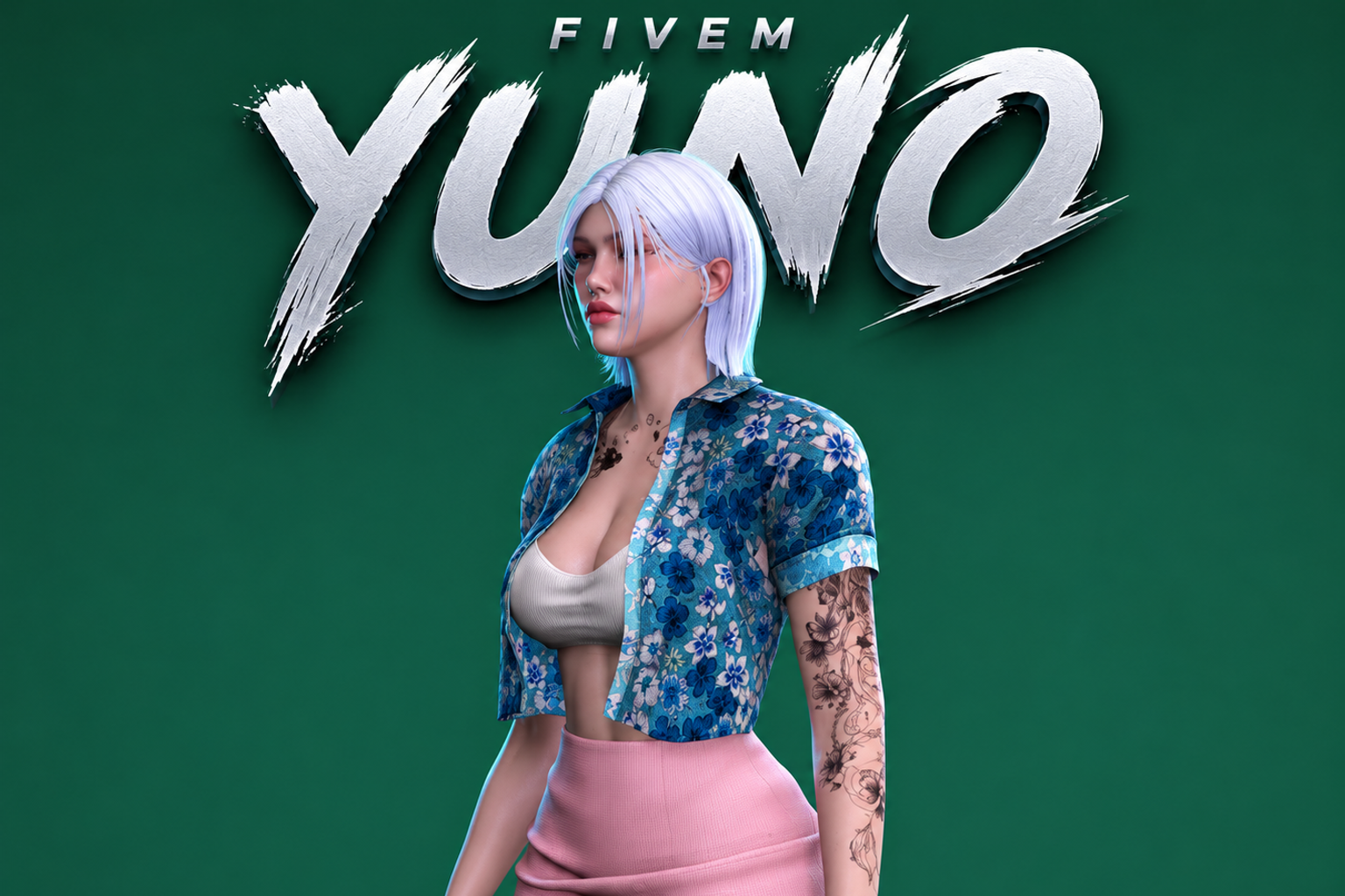Yuno | Female Ped | Multiple Outfits | Optimized & Fivem Ready [Add-On]