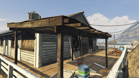 FIVEM Fishing Shop | Rustic Waterfront MLO | Interior & Exterior | Fishing Gear | Cafe Area | Add-On | Optimized | Fivem Ready | High Quality — image 5