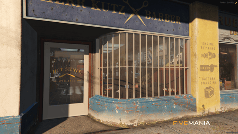 FIVEM Barber | Classic Barber Shop MLO | Interior & Exterior | Custom Props | Optimized | Fivem Ready | High Quality — image 10