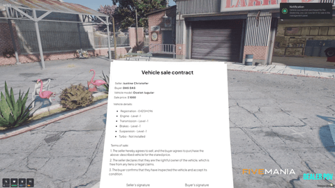FIVEM Used Car Business | Comprehensive Dealership Script | Vehicle Sales & Contracts | Test Drives | Inspection | Add-On | Optimized | Fivem Ready | High Quality, image 28
