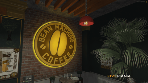 FIVEM Bean Machine | Cozy Coffee Shop MLO | Interior & Exterior | Custom Props | Add-On | Optimized | Fivem Ready | High Quality — image 9