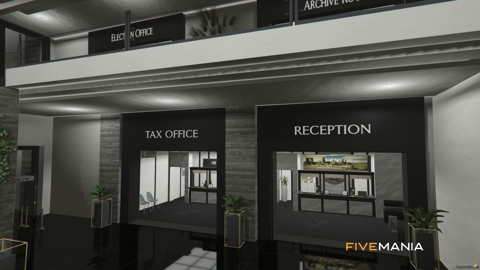 FIVEM Cityhall | Government Building MLO | Interior & Exterior | Multiple Offices | Add-On | Optimized | Fivem Ready | High Quality — image 6