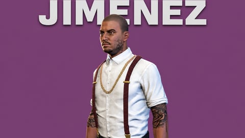Jimenez | Male Ped | Multiple Outfits | Optimized & Fivem Ready [Add-On] cover