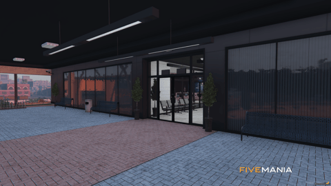 FIVEM Mission Row Police Department V2 | Enhanced Police Station MLO | Interior & Exterior | Modern Design | Detailed Offices | Garage | Add-On | Optimized | Fivem Ready | High Quality — image 8