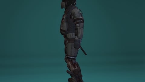Marcus | FiveM Male Ped | Tactical Police Officer | Multiple Outfits | Optimized & Fivem Ready [Add-On], image 8