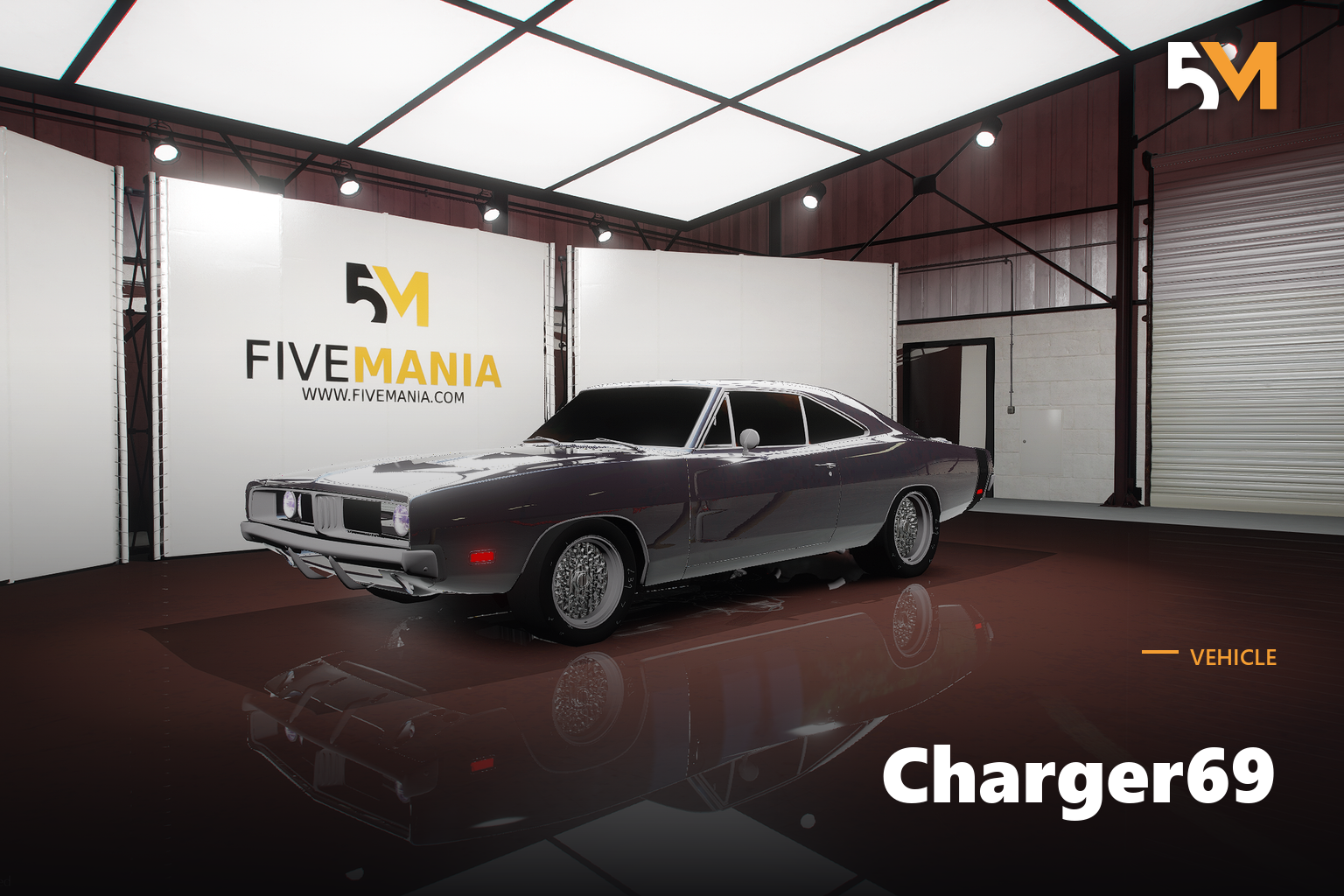 FIVEM Charger69 | Realistic Sports Car [Badged] Add-On | Optimized | Fivem Ready | High Quality