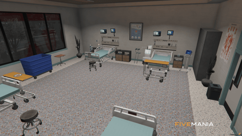 FIVEM Medical Center V2 | Modern Hospital MLO | Interior & Exterior | Reception Area | Patient Rooms | Pharmacy | Working Elevators | Add-On | Optimized | Fivem Ready | High Quality — image 36