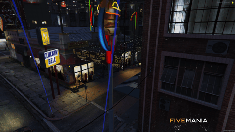FIVEM Simmet Alley Town | Vibrant Alleyway & Nightlife Hub | Interior & Exterior | Multiple Businesses | Nightclub MLO | Add-On | Optimized | Fivem Ready | High Quality — image 3